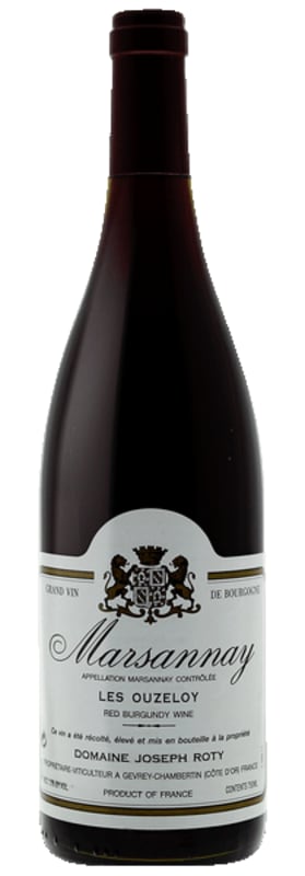 Domaine Joseph Roty Marsannay Les Ouzeloy 2012 Front Bottle Shot