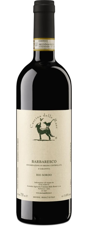 Cascina delle Rose Barbaresco Rio Sordo 2022 Front Bottle Shot