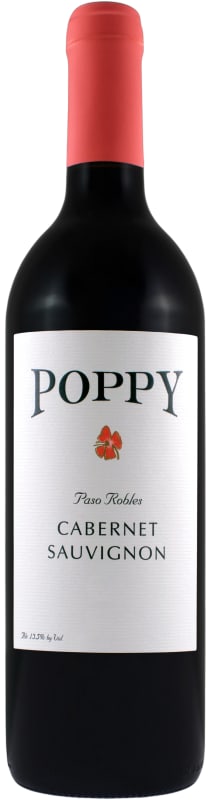 Poppy Cabernet Sauvignon 2018 Front Bottle Shot