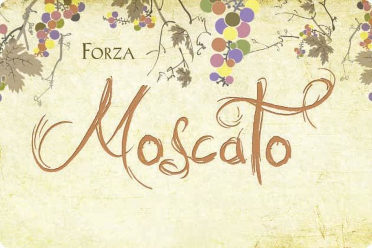 Forza Moscato Front Label