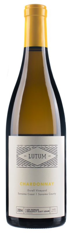 LUTUM Durell Vineyard Chardonnay 2014 Front Bottle Shot