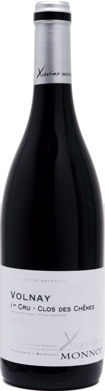 Xavier Monnot Volnay Clos des Chenes Premier Cru 2017 Front Bottle Shot