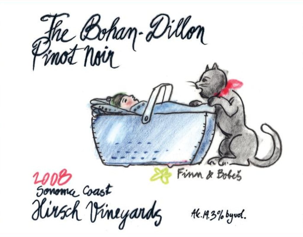 Hirsch Bohan Dillon Pinot Noir 2008 Front Label