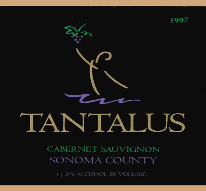 Tantalus Vineyards Cabernet Sauvignon 1997 Front Label