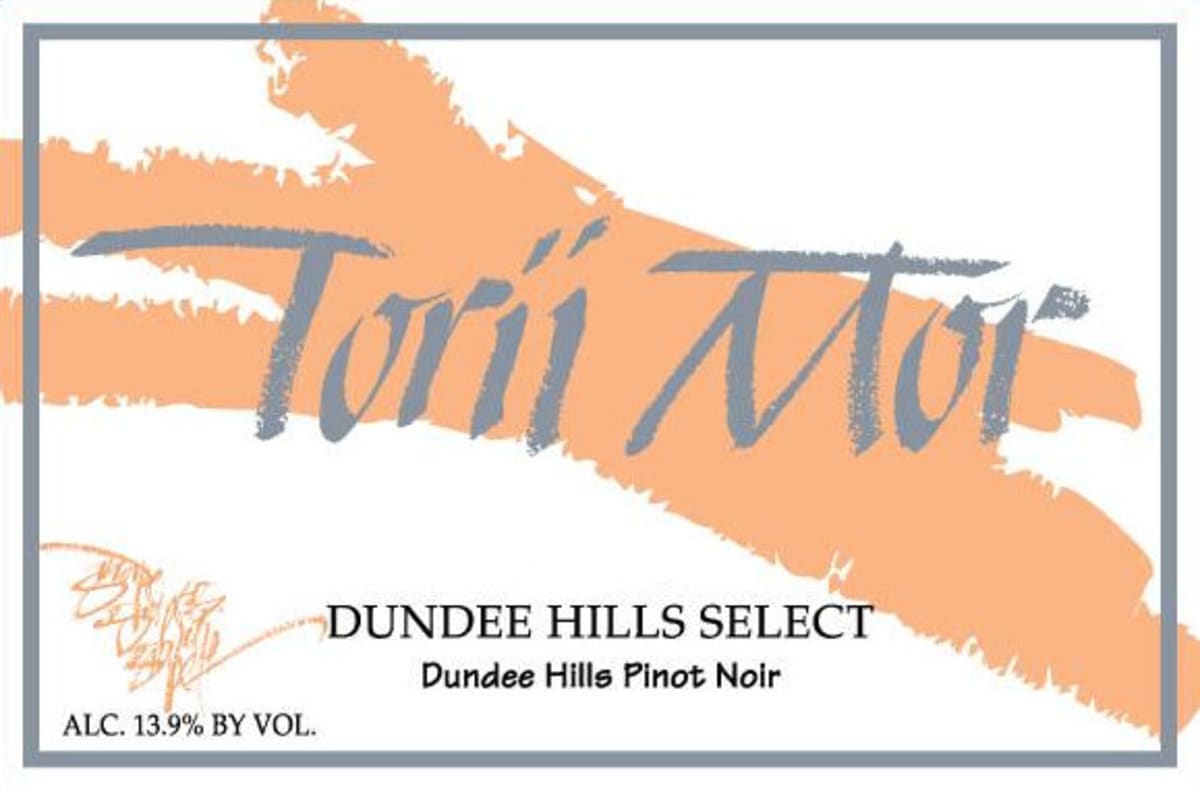Torii Mor Dundee Hills Select Pinot Noir 2013 Front Label