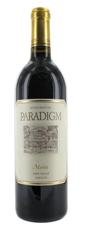 Paradigm Merlot 2013 Front Bottle Shot