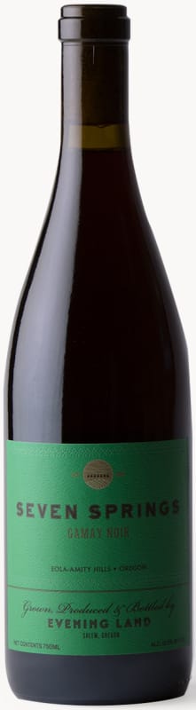 Evening Land Seven Springs Gamay Noir 2015 Front Bottle Shot