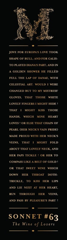 Madrigal Vineyards Sonnet 63 Red 2012 Front Label