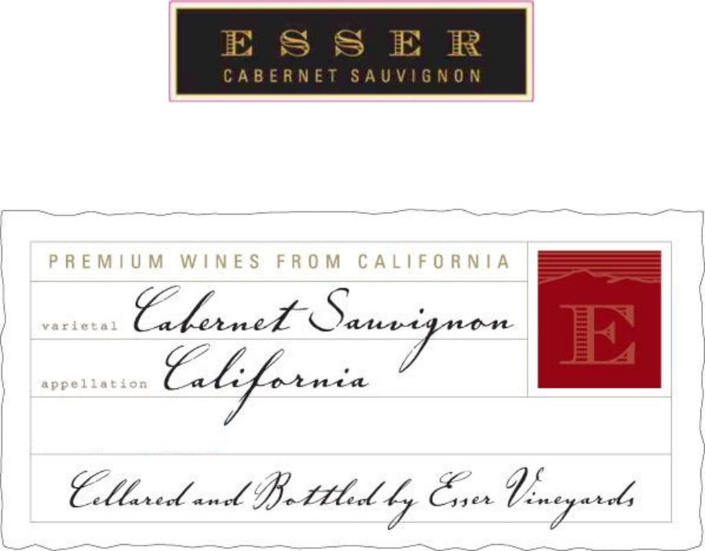 Esser Vineyards Cabernet Sauvignon 2006 Front Label