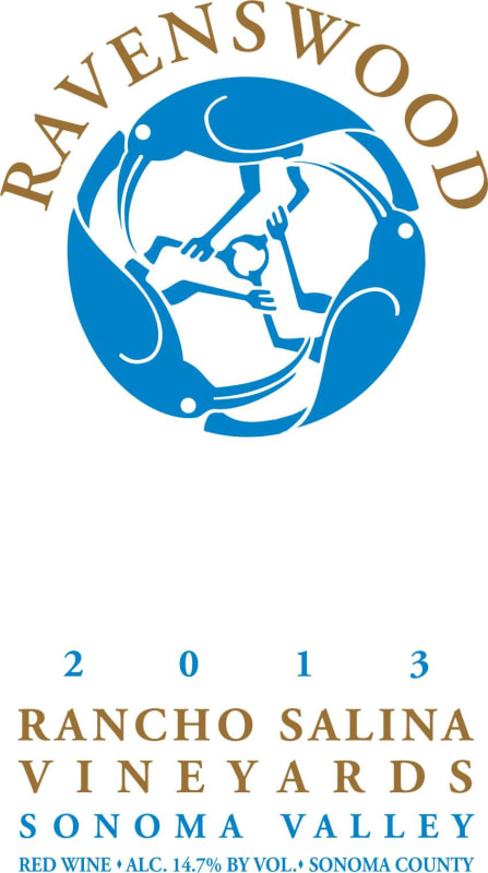 Ravenswood Rancho Salina Vineyards Red 2013 Front Label