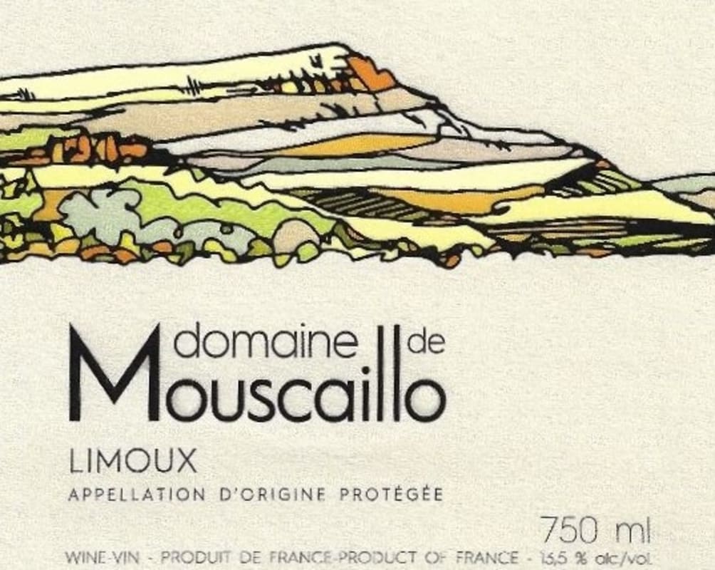 Domaine de Mouscaillo Limoux Blanc 2017 Front Label