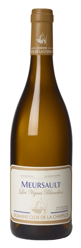 Domaine Clos de la Chapelle Meursault Les Vignes Blanches 2023 Front Bottle Shot