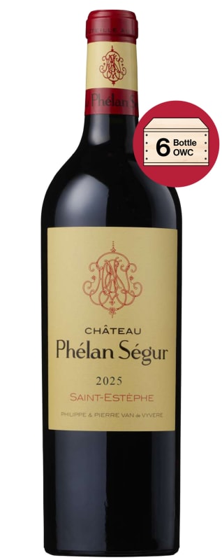 Chateau Phelan Segur (6 Bottles in OWC - Futures Pre-Sale) 2025 Front Bottle Shot