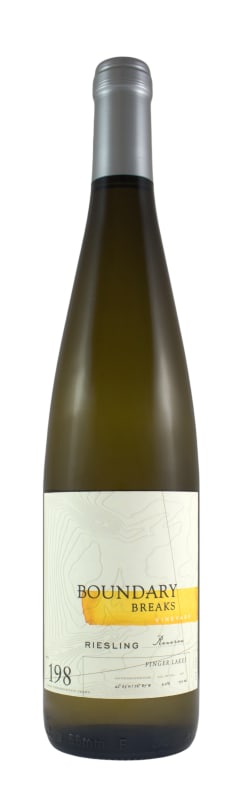 Boundary Breaks No.198 Reserve Riesling 2018 Front Bottle Shot