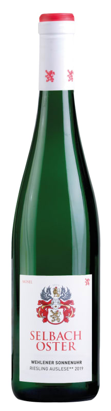 Selbach Oster Wehlener Sonnenuhr Riesling Auslese 2019 Front Bottle Shot