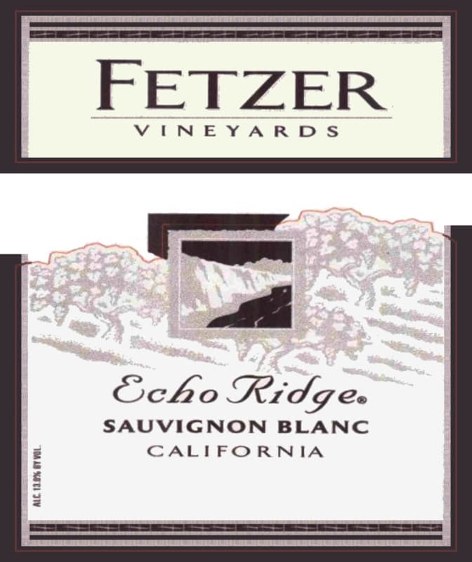 Fetzer Echo Ridge Valley Oaks Sauvignon Blanc 2004 Front Label