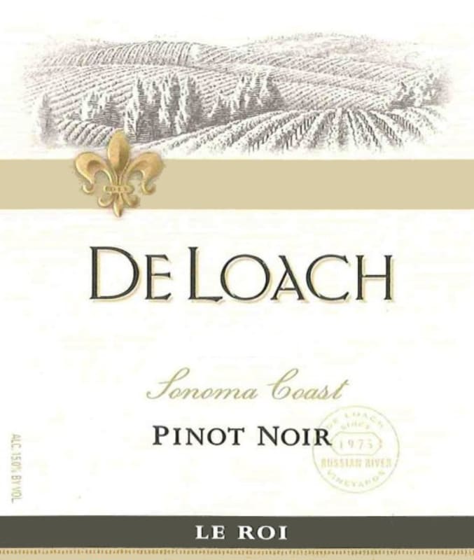 DeLoach Le Roi Pinot Noir 2008 Front Label