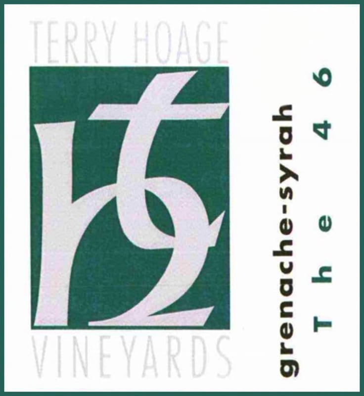 Terry Hoage The 46 Grenache - Syrah 2008 Front Label