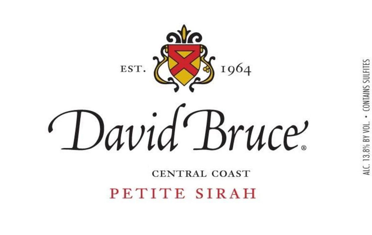 David Bruce Central Coast Petite Syrah 2007 Front Label