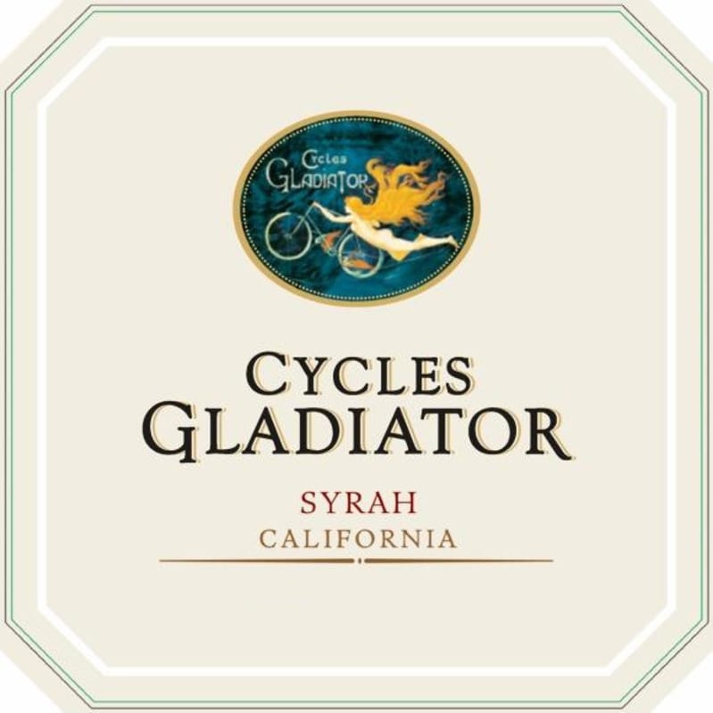 Cycles Gladiator Syrah 2014 Front Label