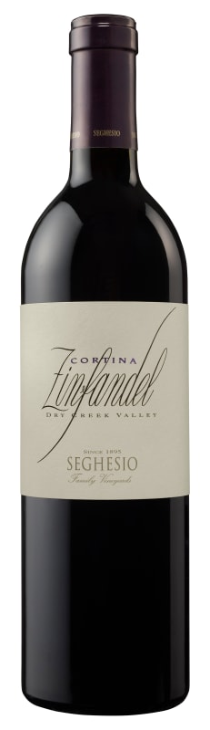 Seghesio Cortina Zinfandel 2016 Front Bottle Shot