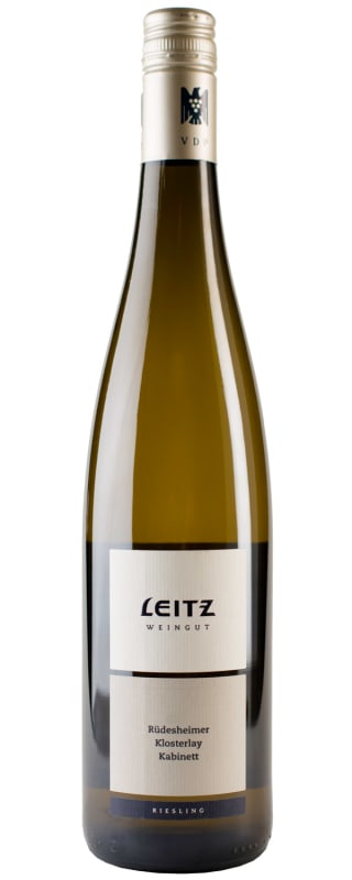 Josef Leitz Rudesheimer Klosterlay Riesling Kabinett 2020 Front Bottle Shot