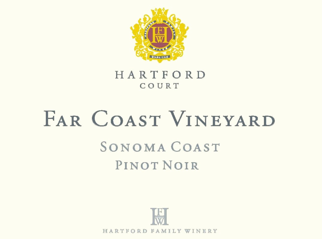 Hartford Far Coast Vineyard Pinot Noir 2014 Front Label