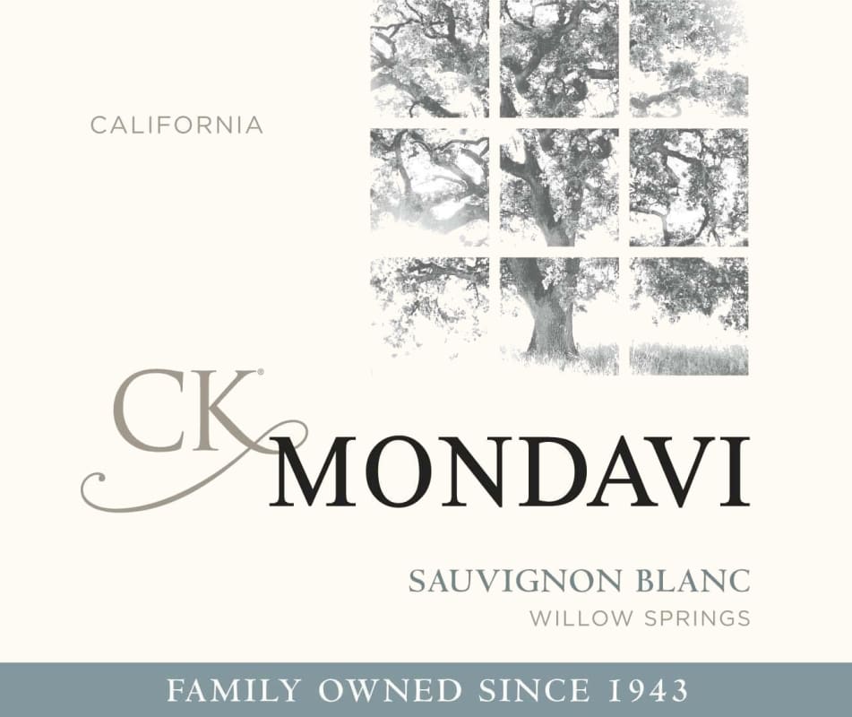CK Mondavi Willow Springs Sauvignon Blanc 2016 Front Label