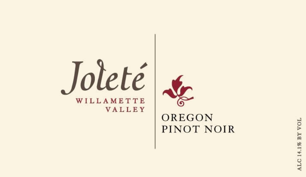 Jolete Pinot Noir 2015 Front Label