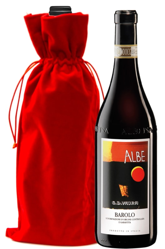 G.D. Vajra Barolo Albe with Red Velvet Gift Bag Gift Product Image