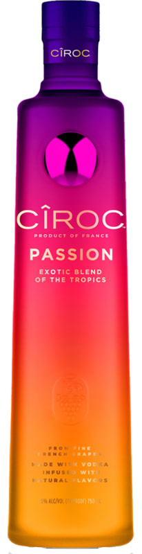 Ciroc Passion Vodka Front Bottle Shot