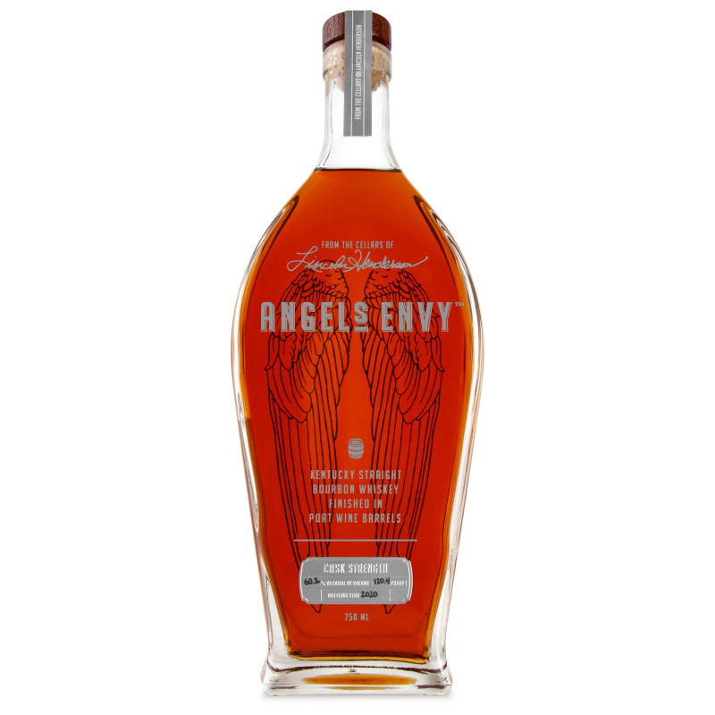Angel's Envy Cask Strength Kentucky Straight Bourbon Whiskey Front Bottle Shot