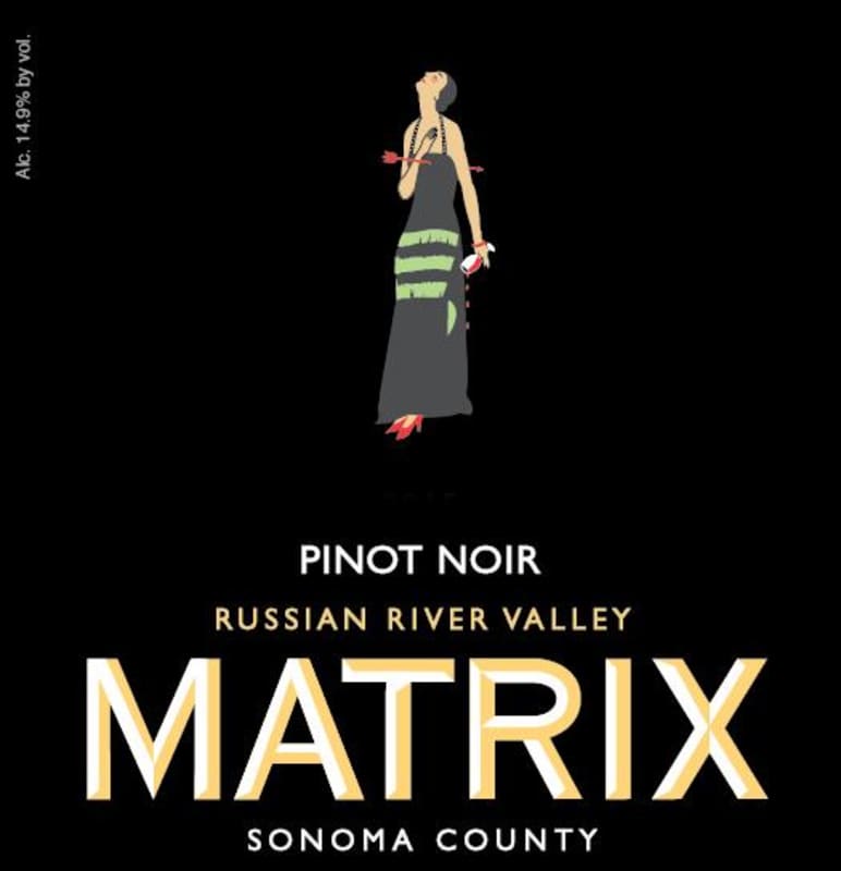 Matrix Russian River Valley Pinot Noir 2016 Front Label