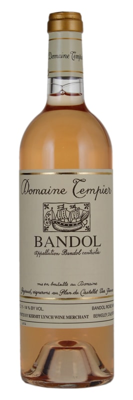 Domaine Tempier Bandol Rose 2019 Front Bottle Shot