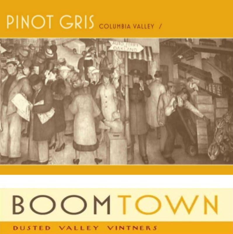 Boomtown by Dusted Valley Pinot Gris 2007 Front Label