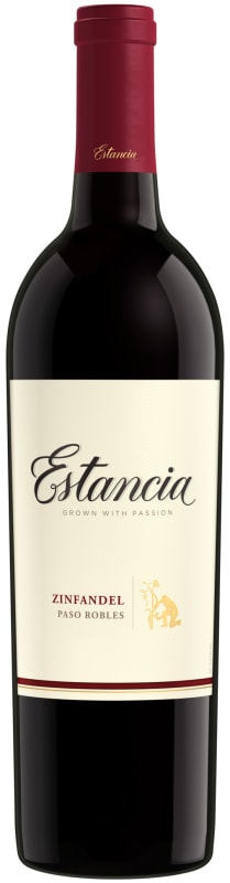 Estancia Paso Robles Zinfandel 2014 Front Bottle Shot