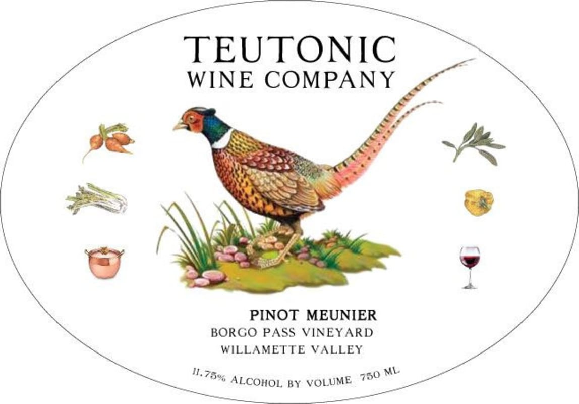 Teutonic Borgo Pass Vineyard Pinot Meunier 2012 Front Label
