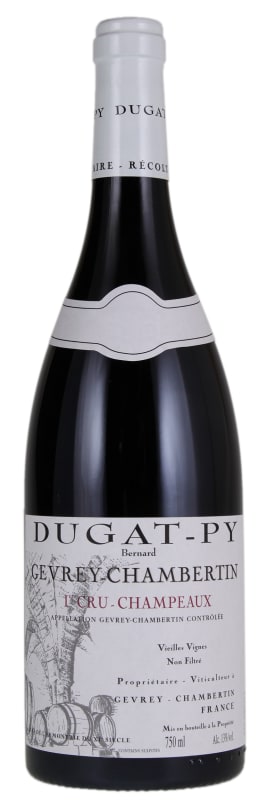 Dugat-Py Gevrey-Chambertin Champeaux Vieilles Vignes Premier Cru 2018 Front Bottle Shot