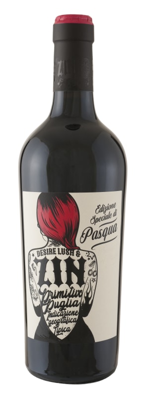 Pasqua Desire, Lush, and Zin Primitivo 2022 Front Bottle Shot