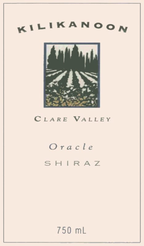 Kilikanoon Oracle Shiraz 1999 Front Label