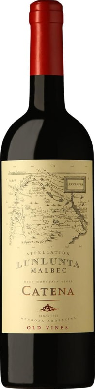 Catena Appellation Lunlunta Malbec Old Vines 2023 Front Bottle Shot