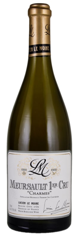 Lucien Le Moine Meursault Charmes Premier Cru 2018 Front Bottle Shot