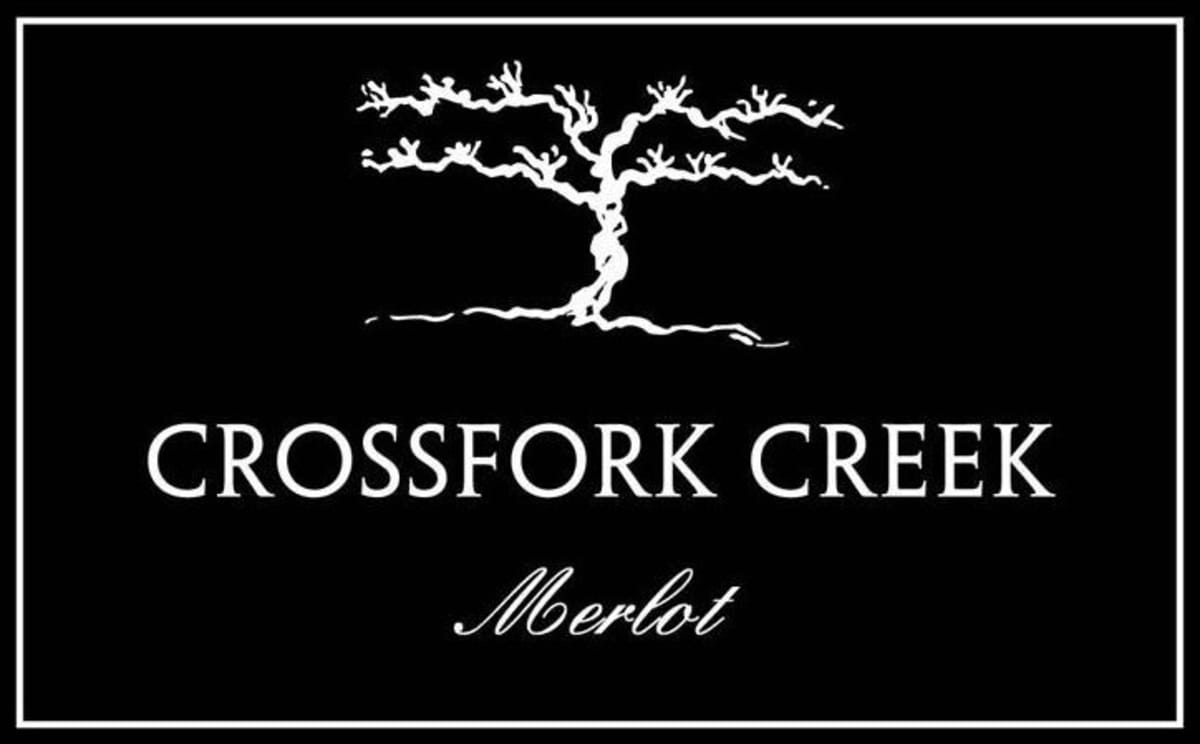 Crossfork Creek Merlot 2015 Front Label