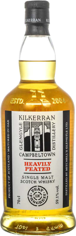 Kilkerran Heavily Peated Batch #7 Single Malt Scotch Whisky (700ML) Front Bottle Shot