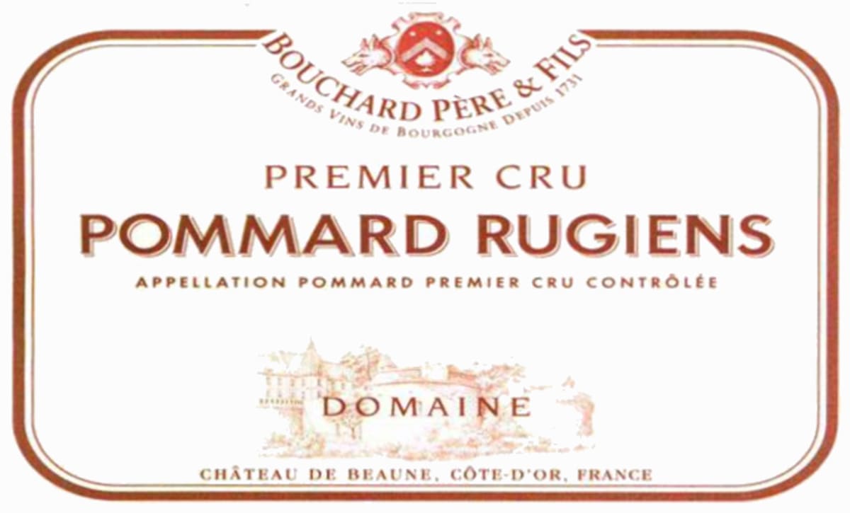 Bouchard Pere & Fils Pommard Rugiens Premier Cru 2014 Front Label
