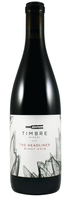 Timbre The Headliner Presqu'ile Vineyard Pinot Noir 2017 Front Bottle Shot