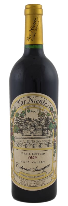 Far Niente Cabernet Sauvignon 1999 Front Bottle Shot