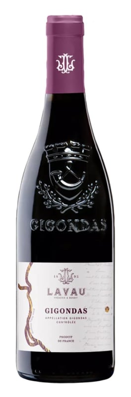 Lavau Gigondas 2024 Front Bottle Shot