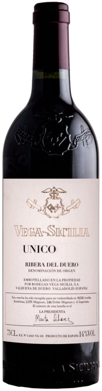 Tempos Vega Sicilia Unico Tinto 2007 Front Bottle Shot