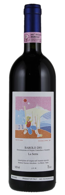 Roberto Voerzio Barolo La Serra 2001 Front Bottle Shot